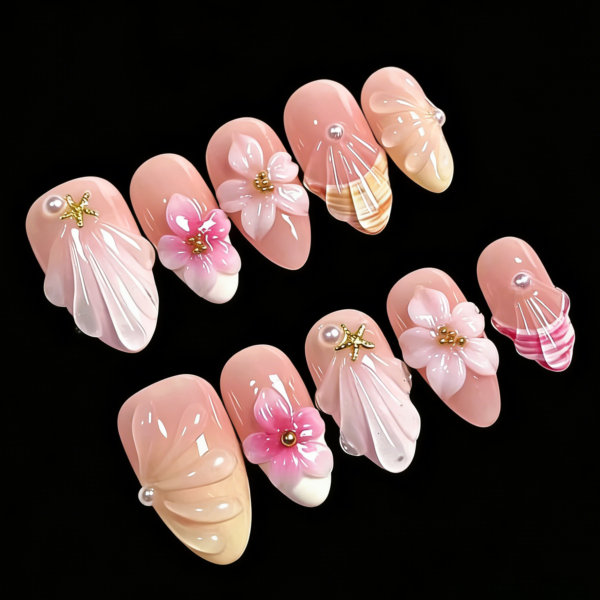 Exclusive Design Handmade Nail Art Press-On Nails Acrylic Nails