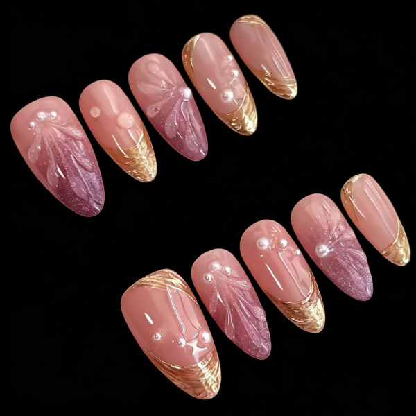 Exclusive Design Handmade Nail Art Press-On Nails Acrylic Nails